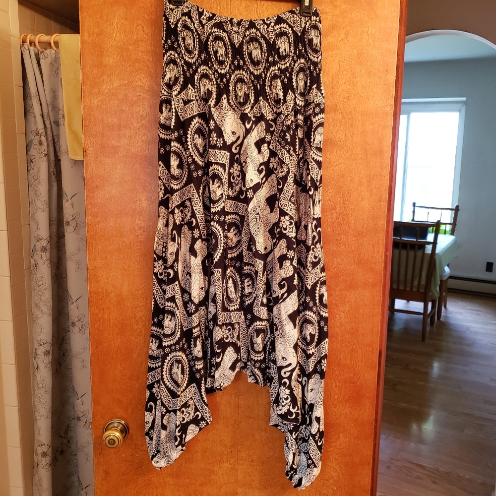 Harem pants elephant print